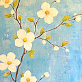 Chinoiserie Screen with Flowers and Leaves